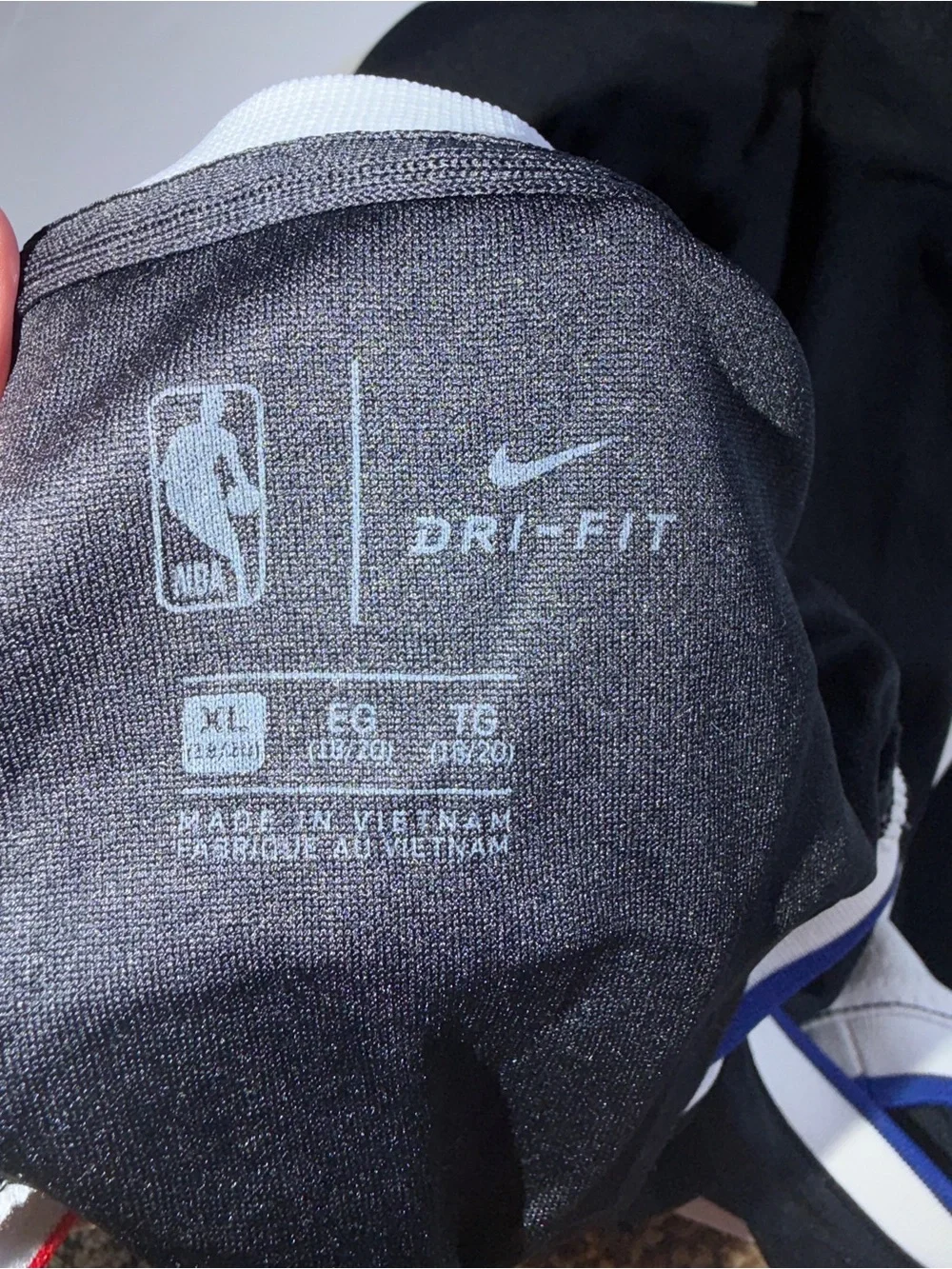 Paul George Nike Black Dri-FIT NBA Jersey